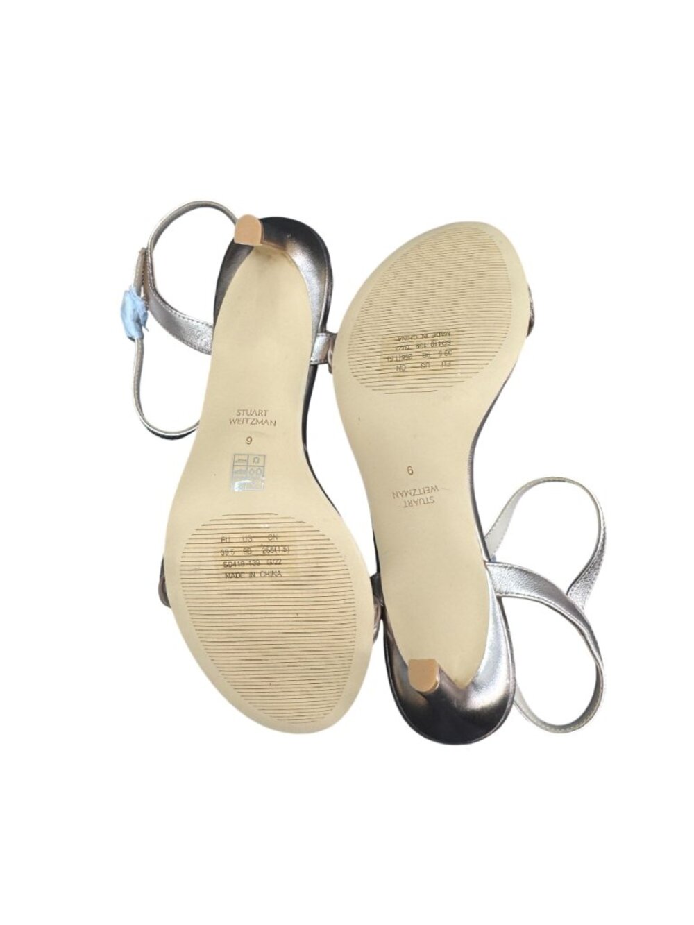 Stuart Weitzman Women's Dancer Twistie sandal metallic rose gold, Size 9B NWOB - Picture 6 of 7